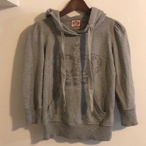 Vintage Y2K Juicy Couture Swarovski Crystal Hoodie